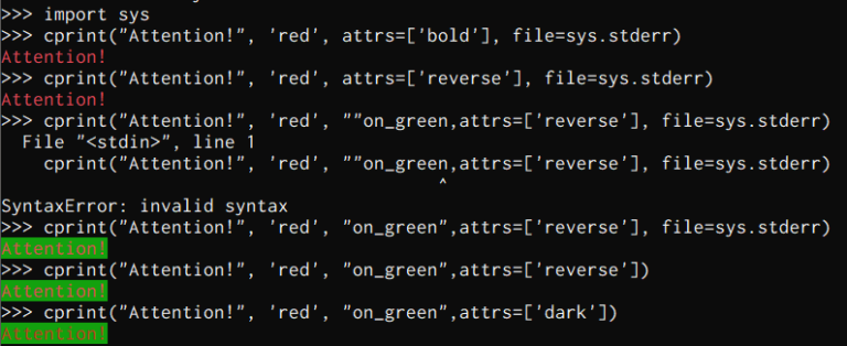 termcolorでPythonのprint文に色を付けよう！ – G-Kalumnium 公式サイト
